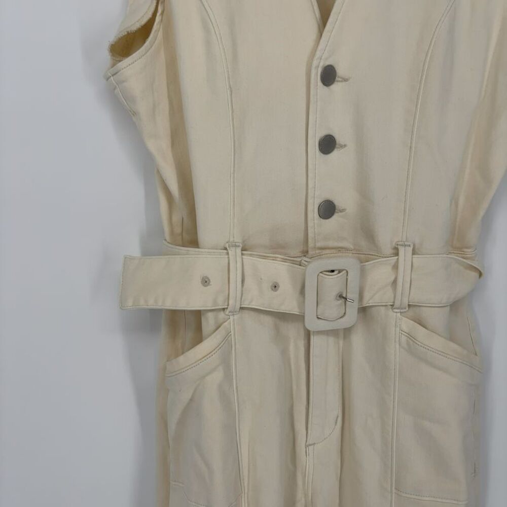 Dear John Sleeveless Cream Jumpsuit
